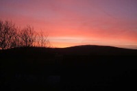 Sunrise over Cairn Table