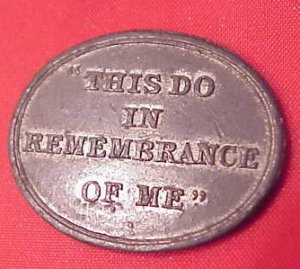 Muirkirk Parish Church Communion Token 1868