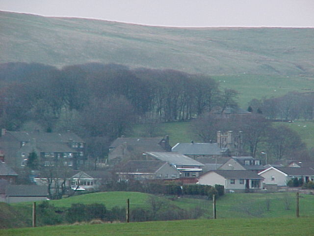 Muirkirk Parish Church viewed from Kames