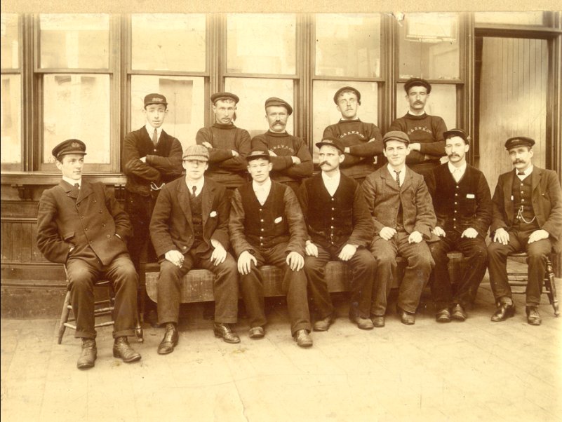 Muirkirk Railway staff photograph