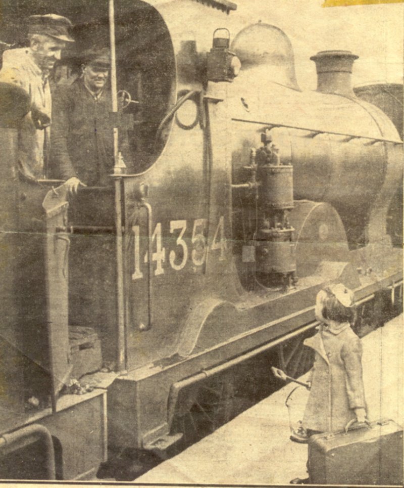 Muirkirk train at Kilmarnock Station