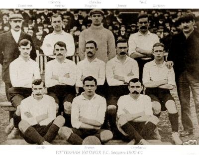 Tottenham Hotspurs 1901 with Sandy Tait
